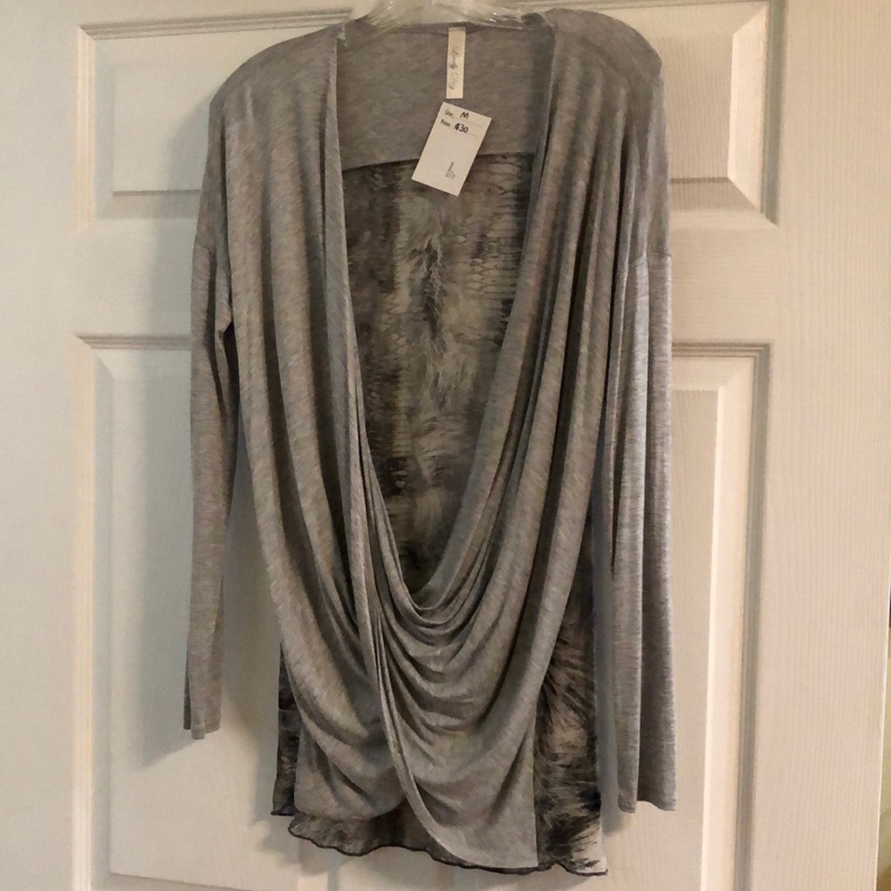 A Lovely Day long sleeve grey tunic
